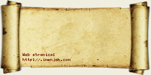 Jagoda Paić vizit kartica